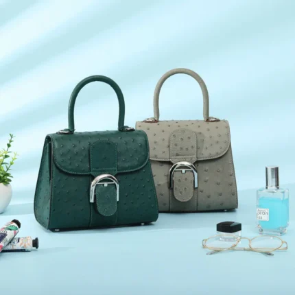 New South African Ostrich Genuine Leather Bags Fashionable Trendy