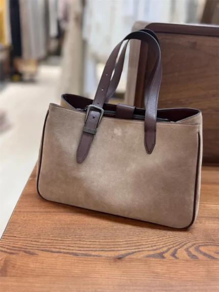 New Women's Fashion Versatile Elegant Temperament Cowhide Handbag