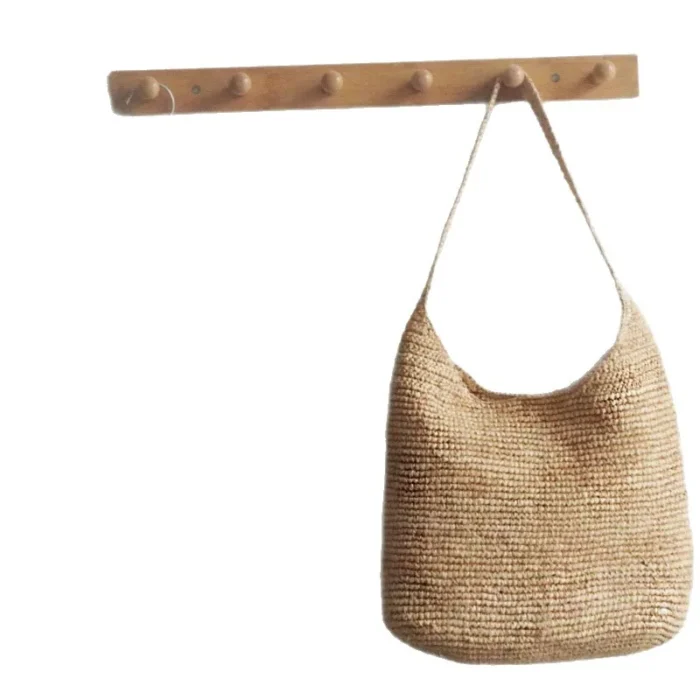 Lafite Grass Hand-woven Bag Casual Large Capacity Single Shoulder - Image 3